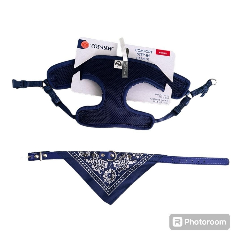 NWT Two paws harness and collar bundle for X Small dog